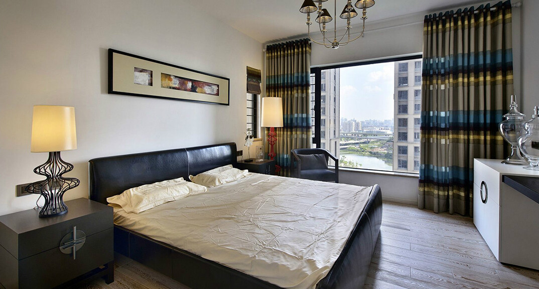 桃李芳菲4室2廳1廚2衛(wèi)132㎡臥室現(xiàn)代簡(jiǎn)約風(fēng)格裝修效果圖