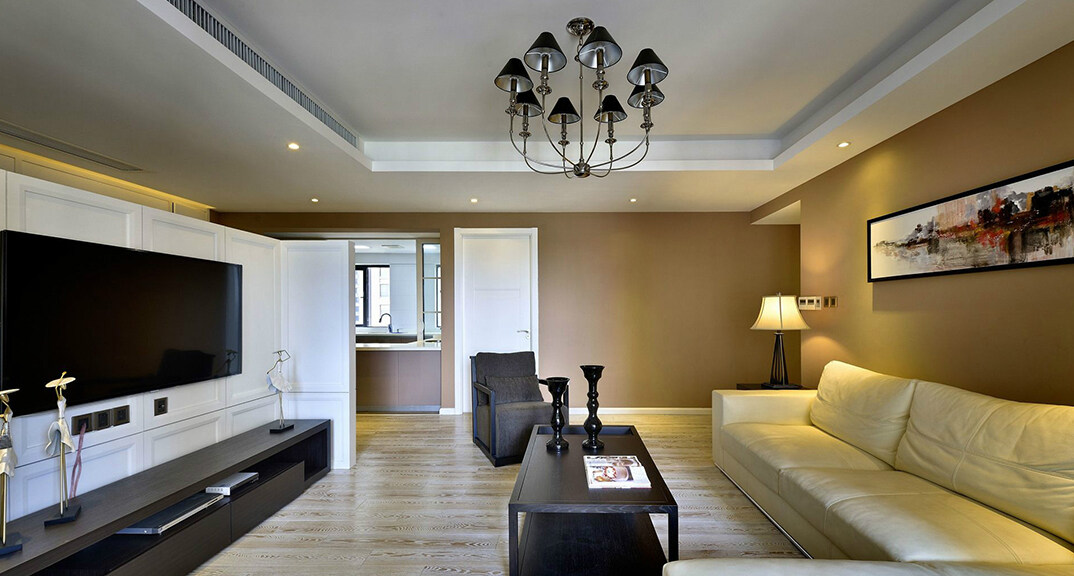 桃李芳菲4室2廳1廚2衛(wèi)132㎡客廳現(xiàn)代簡(jiǎn)約風(fēng)格裝修效果圖